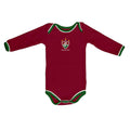 Torcida Baby Body Manga Longa Fluminense Grená Unissex
