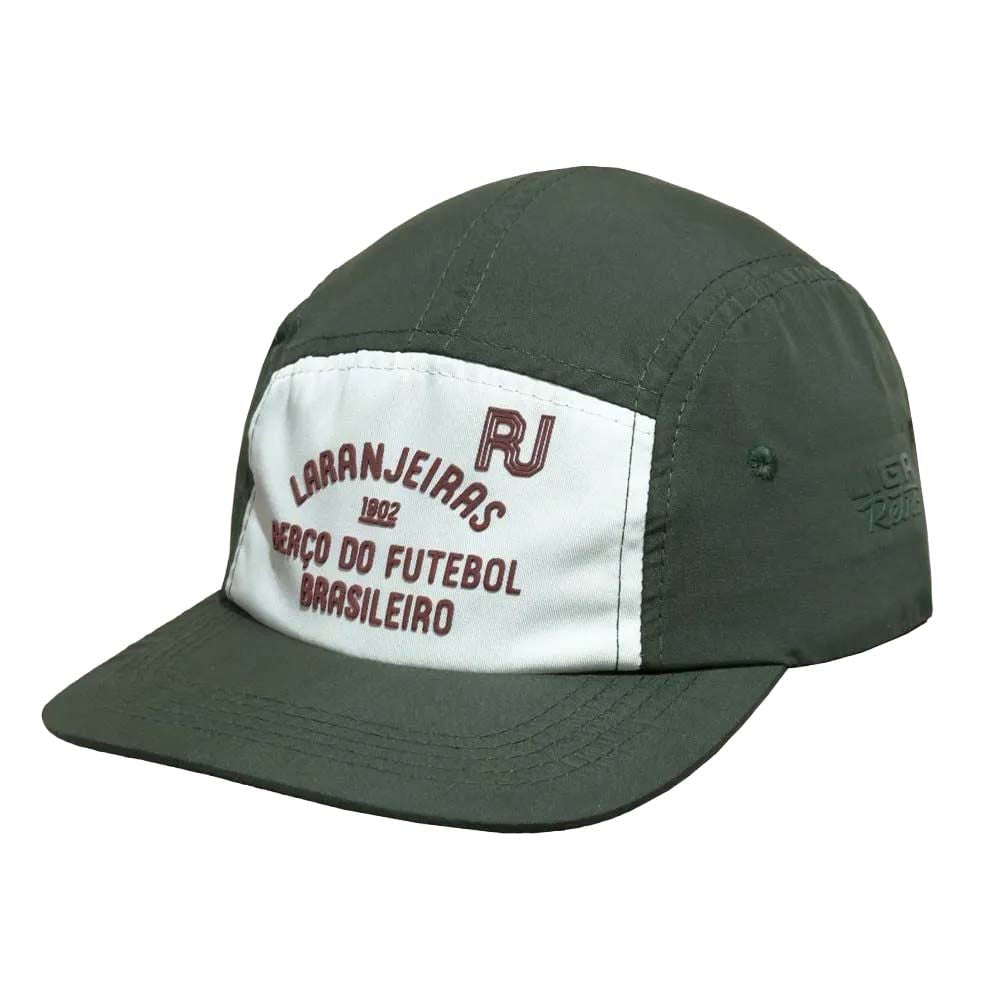 Liga Retrô Boné Fluminense Five Panel Laranjeiras Verde Unissex
