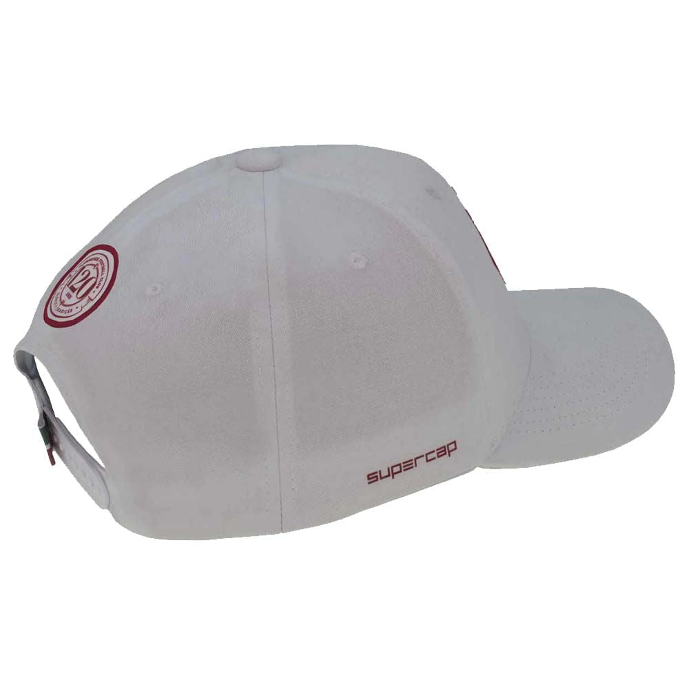 Blue Ocean Boné Fluminense Aba Curva Escudo Frontal Branco Supercap Unissex