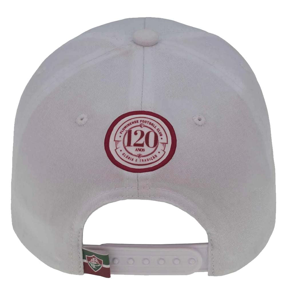 Blue Ocean Boné Fluminense Aba Curva Escudo Frontal Branco Supercap Unissex