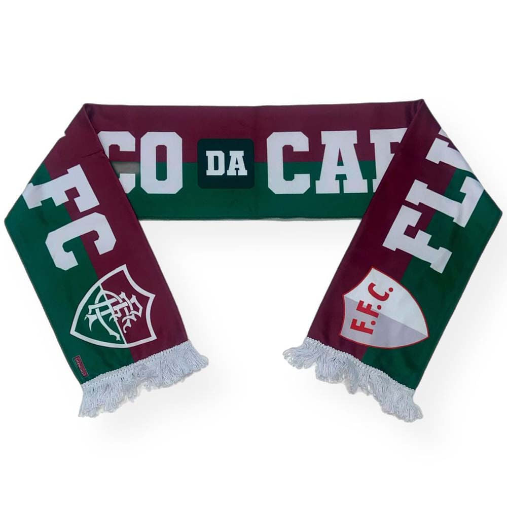 CachecolMania Cachecol Fluminense Dupla Face Louco da Cabeça Unissex