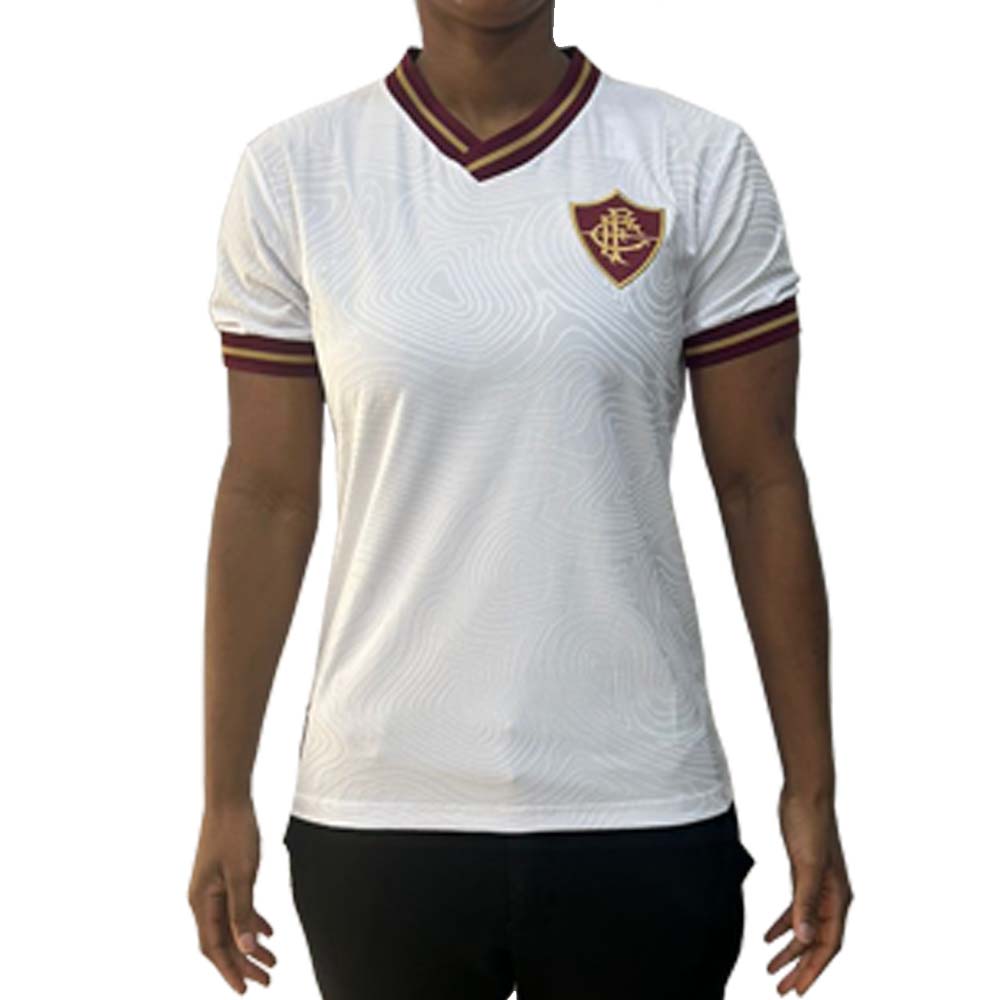 Natural Camisa Fluminense Feminina Branca FLUF001