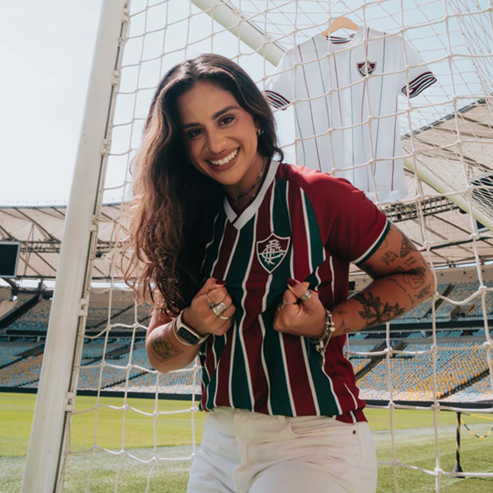 Natural Camisa Fluminense Feminina Grená FLUF007