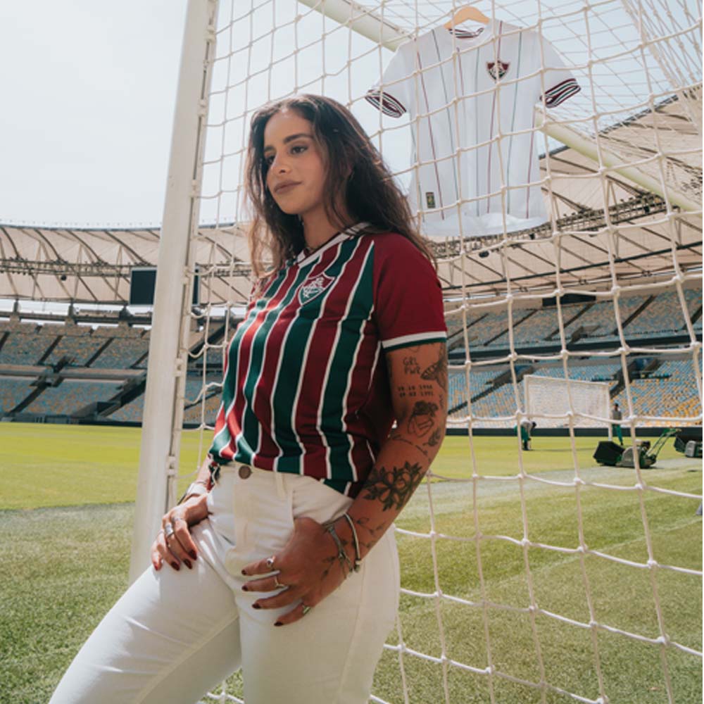 Natural Camisa Fluminense Feminina Grená FLUF007
