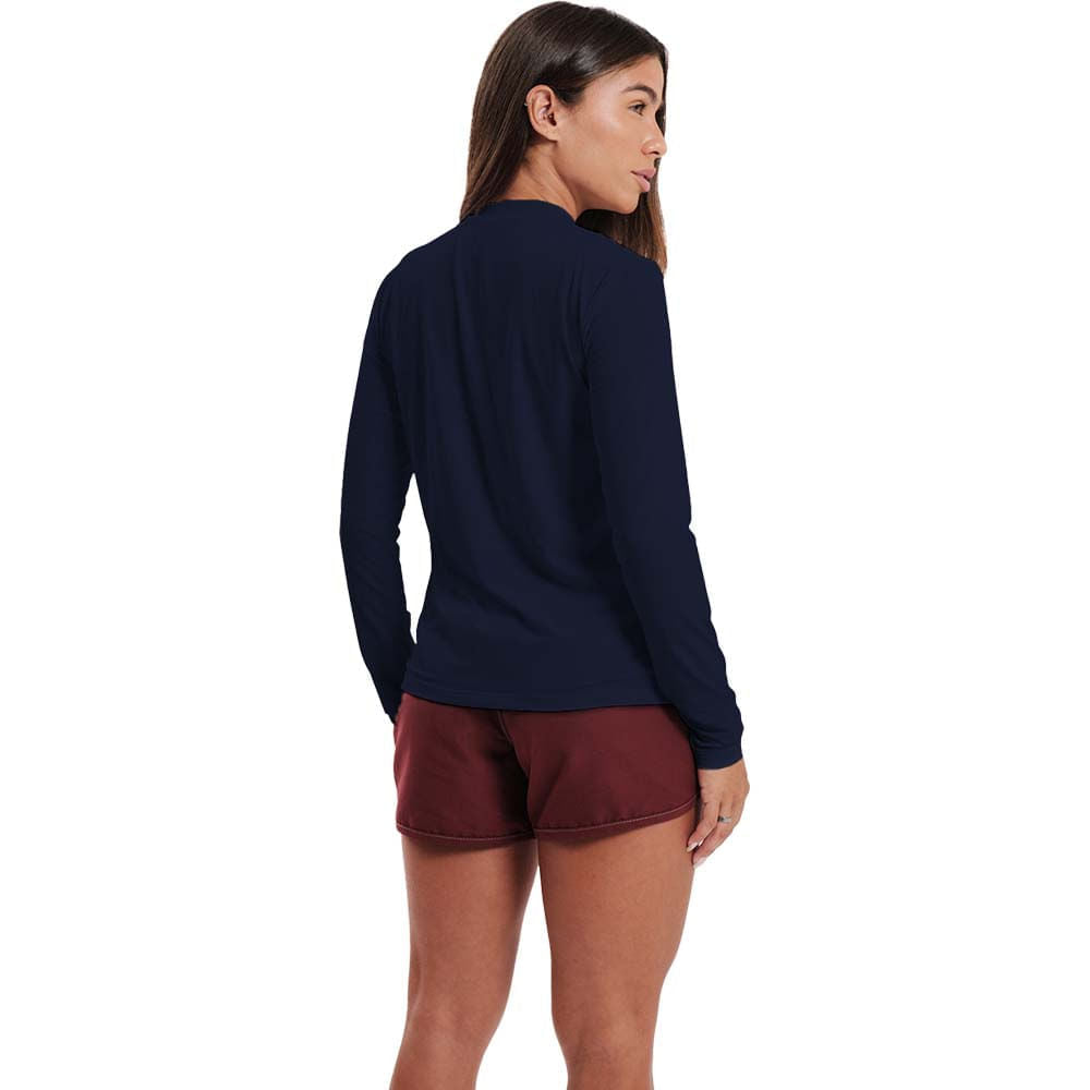 Blueman Camisa ML Fluminense Feminina UV Azul Marinho