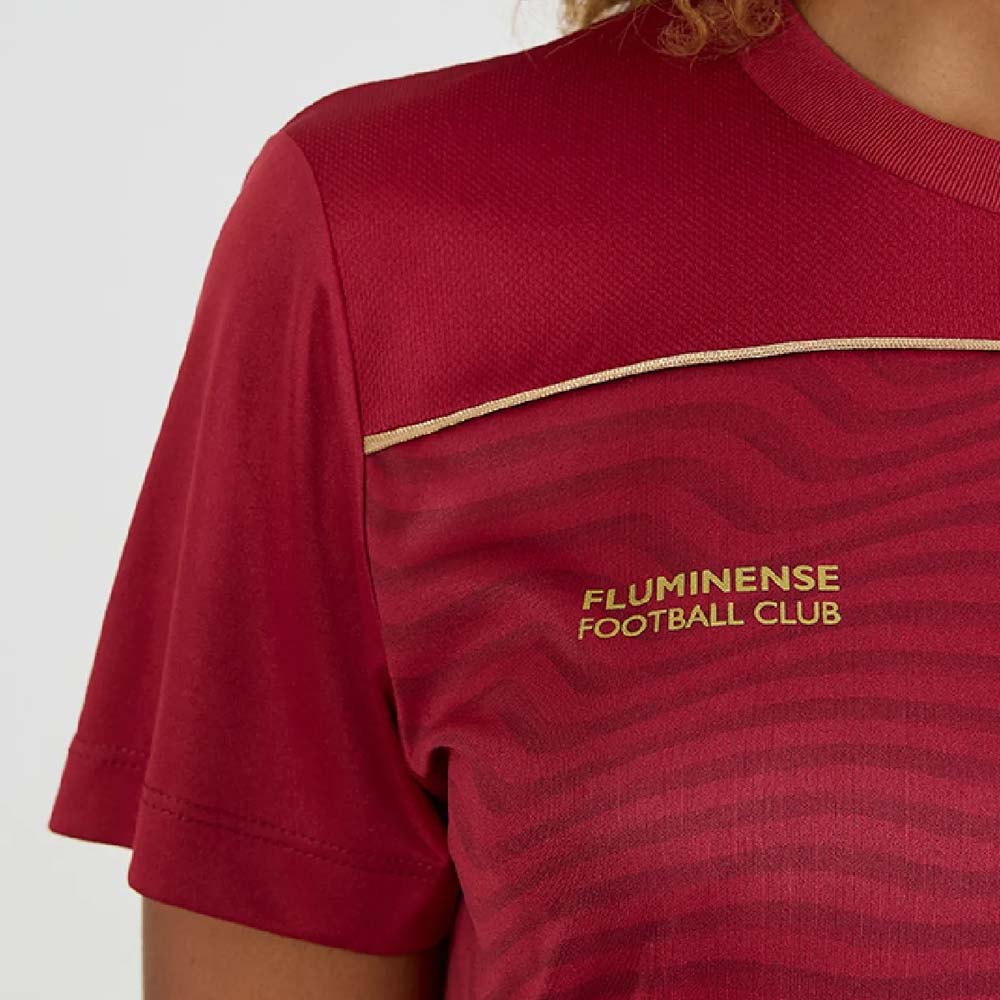 Braziline Camisa Fluminense Feminina Fulgor Grená