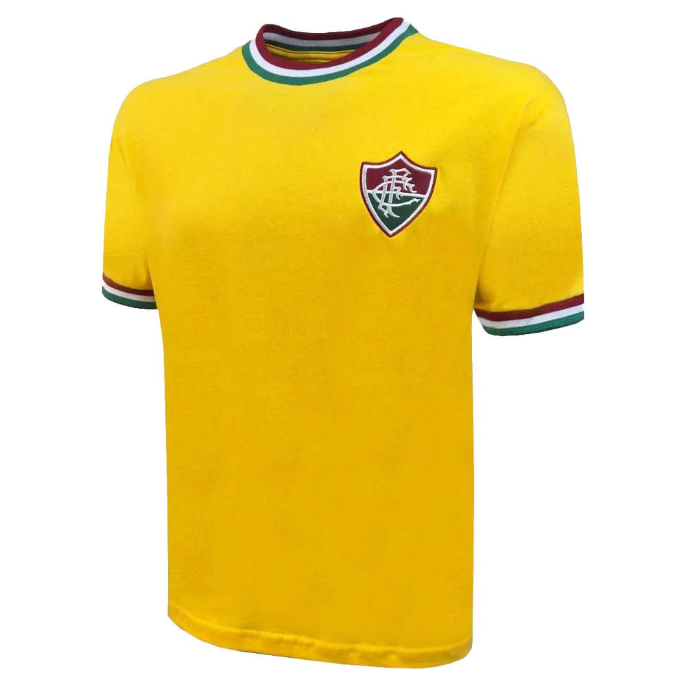 Liga Retrô Camisa Fluminense Brasil 1970 Amarela Masculina