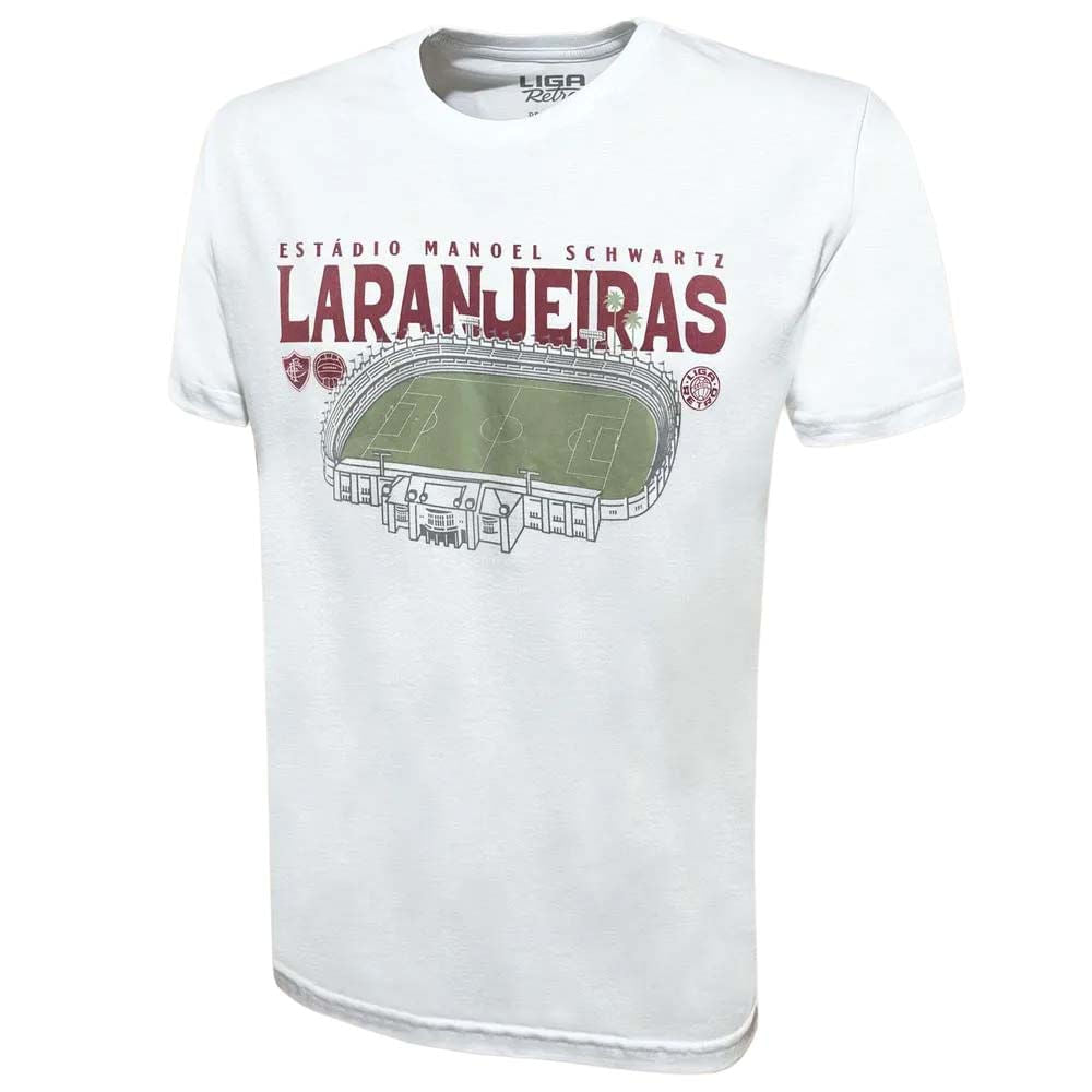 Liga Retrô Camisa Fluminense Estádio Masculina Branca