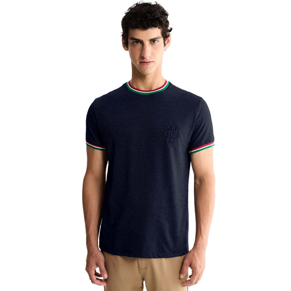 Foxton Camisa Fluminense Quadrile Vintage FFC Azul Mineral Masculina