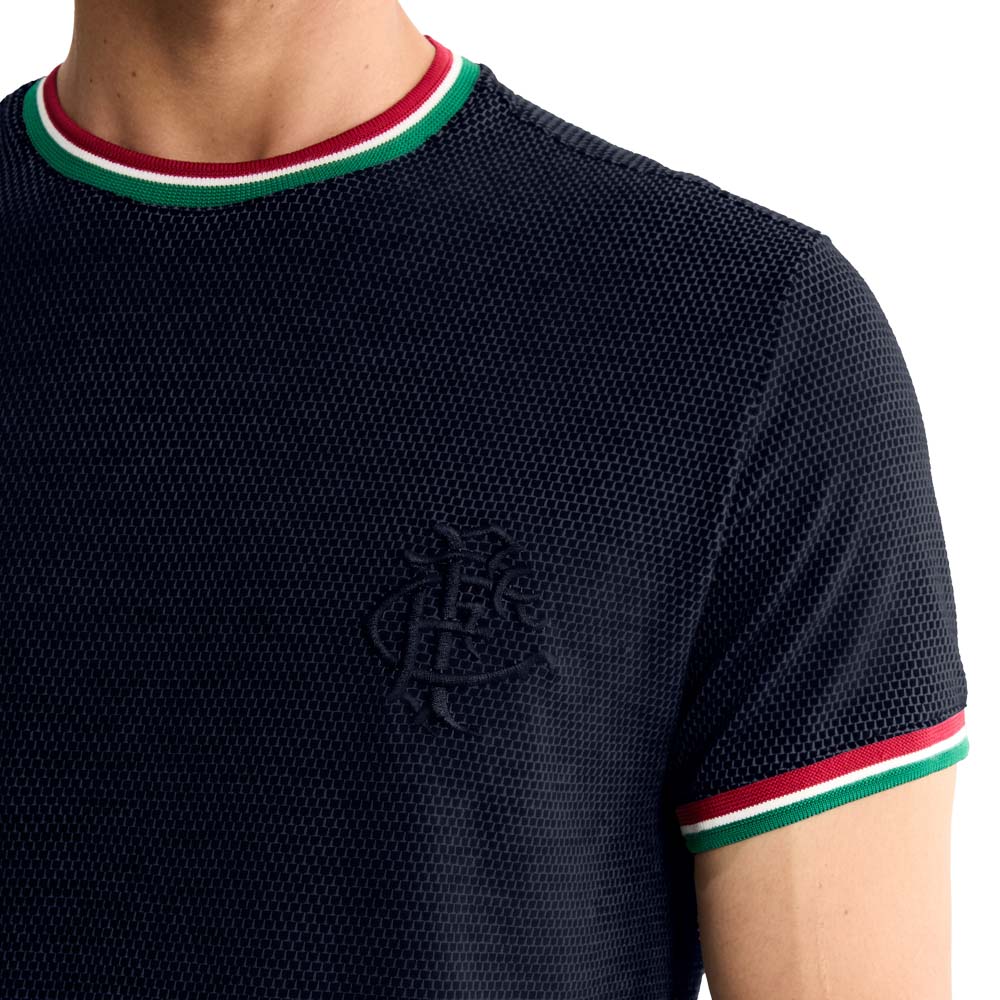Foxton Camisa Fluminense Quadrile Vintage FFC Azul Mineral Masculina