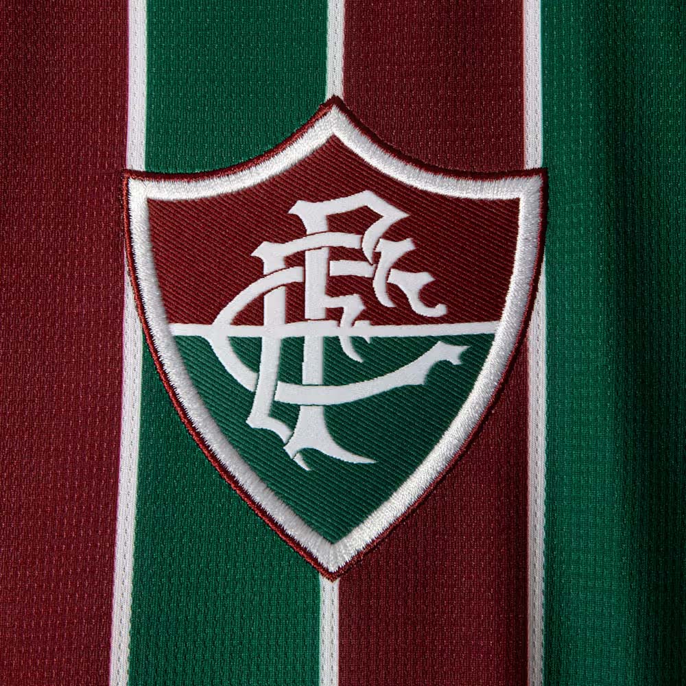 Puma Camisa Fluminense Torcedor Home OF1 2026 Masculina Dark Crimson