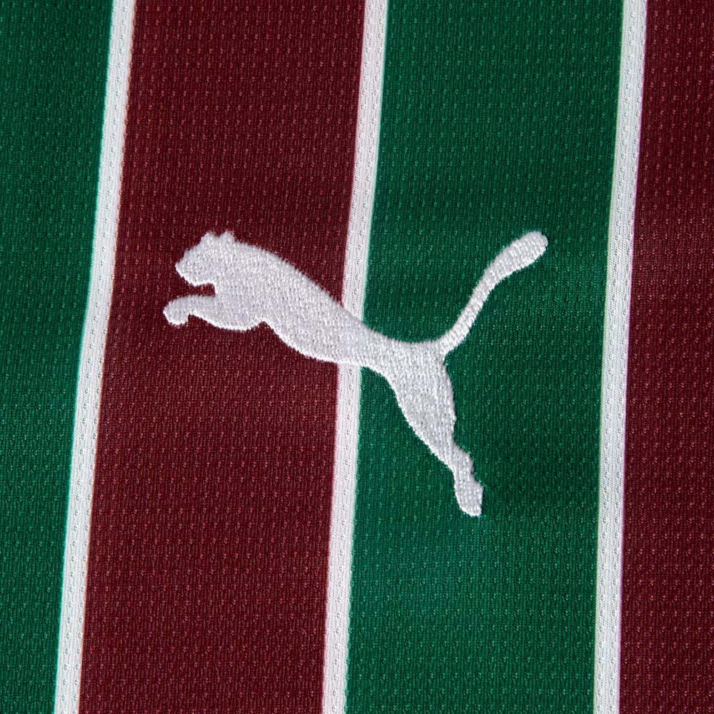 Puma Camisa Fluminense Torcedor Home OF1 2026 Masculina Dark Crimson