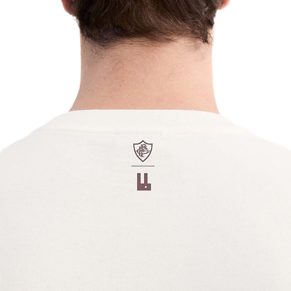 Foxton Camisa Fluminense Bandeira Off White Masculina