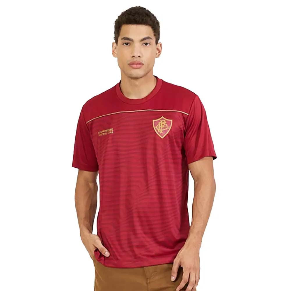 Braziline Camisa Fluminense Fulgor Masculina Grená