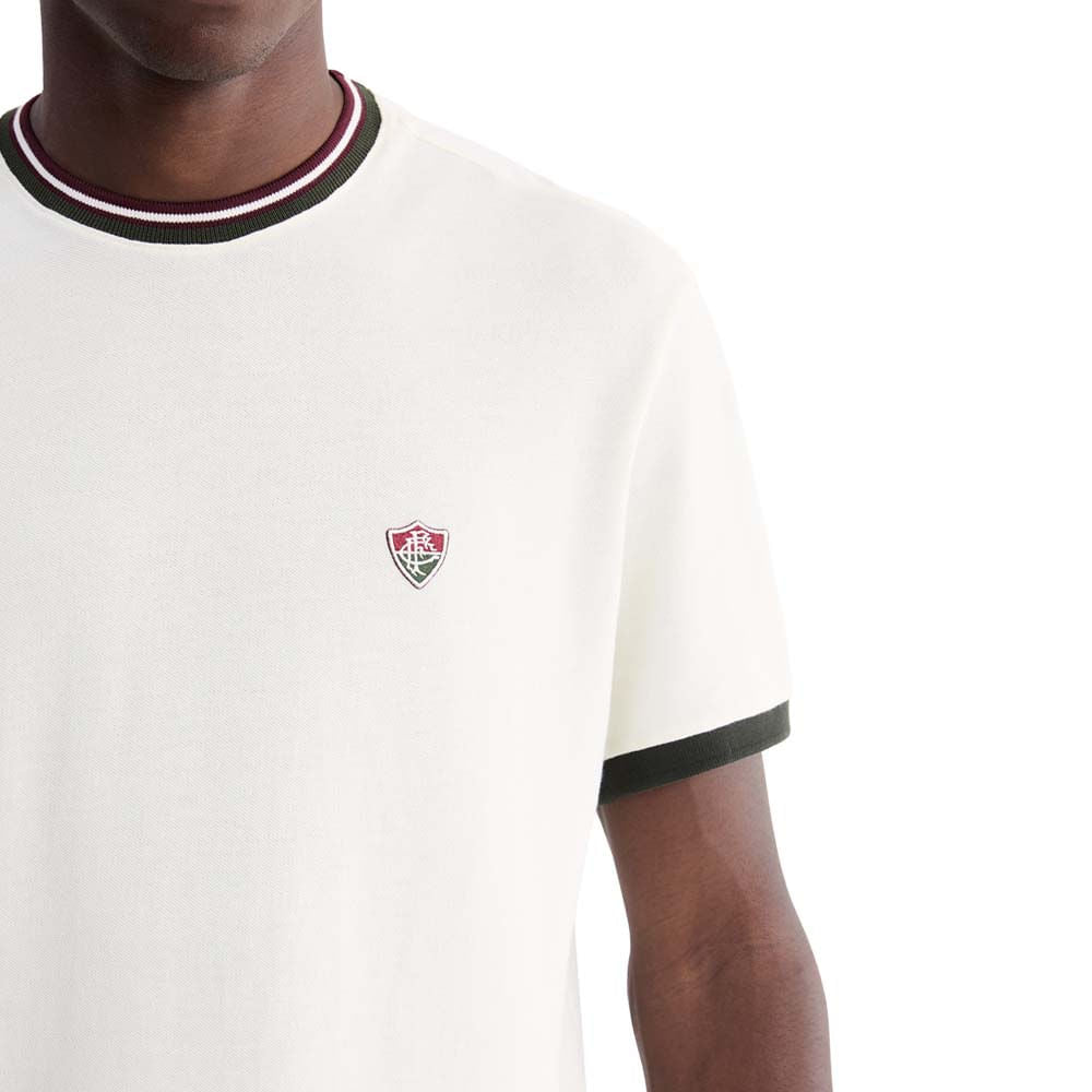 Foxton Camisa Fluminense Piquet Laranjeiras Off White Masculina