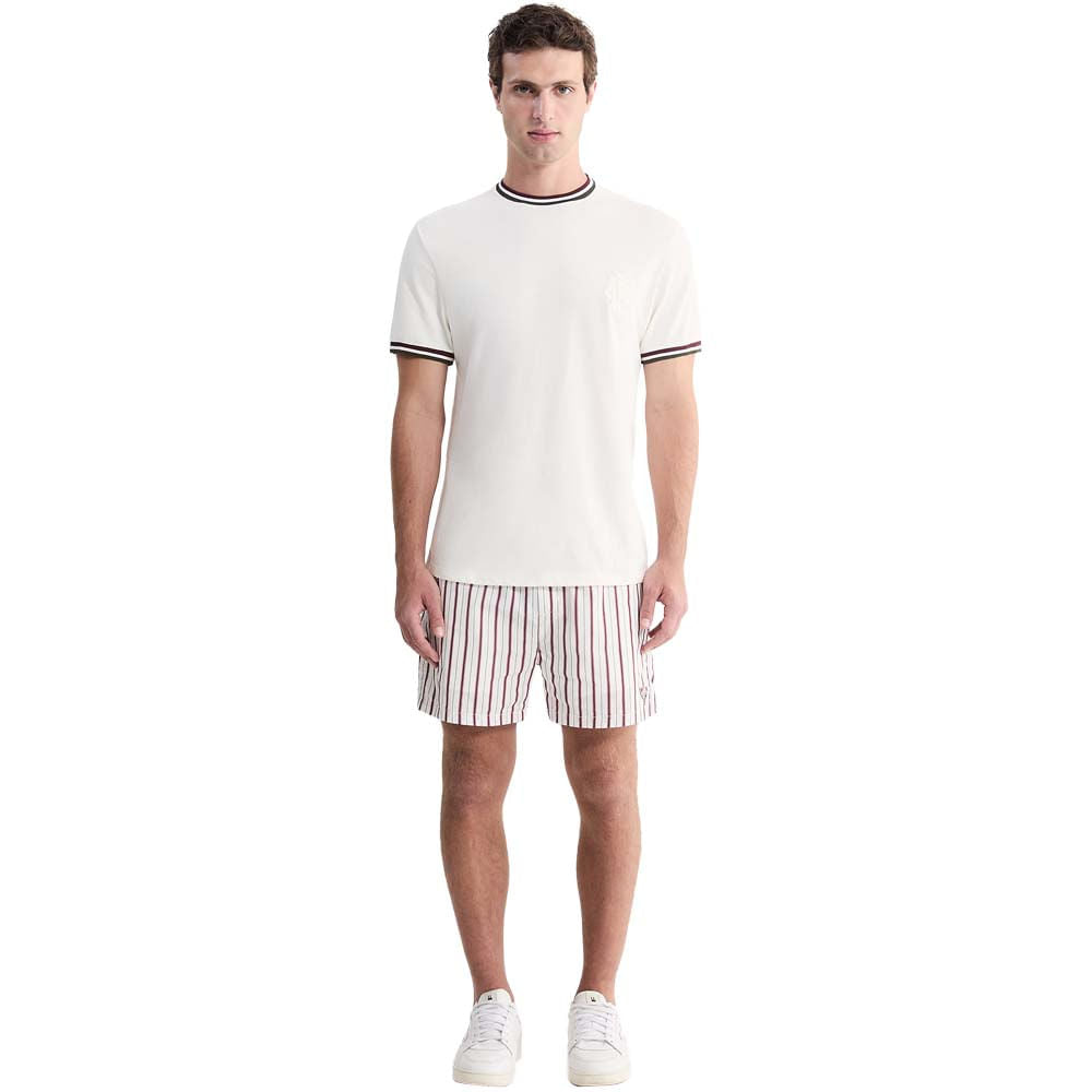 Foxton Camisa Fluminense Quadrile Vintage FFC Off White Masculina