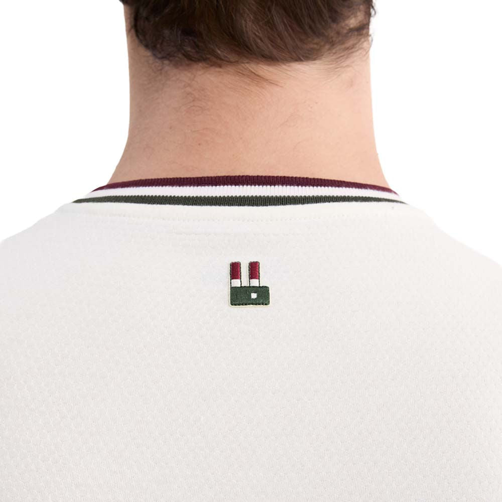 Foxton Camisa Fluminense Quadrile Vintage FFC Off White Masculina