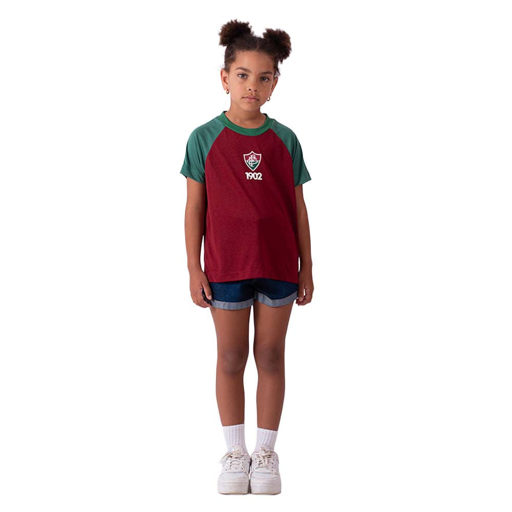 Braziline Camisa Fluminense Infantil Surdir Unissex Dry Mescla