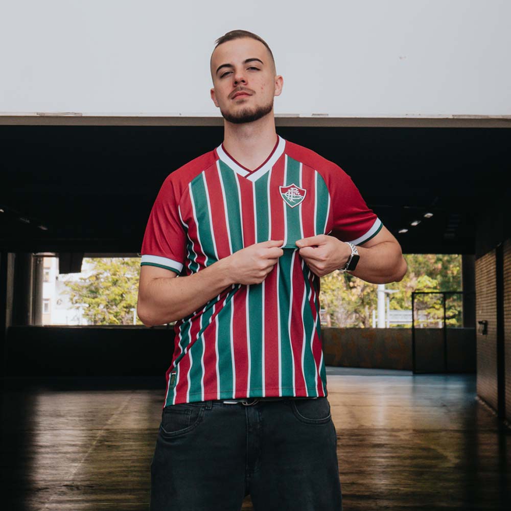 Camisa Fluminense Grená FLUM007 Masculina
