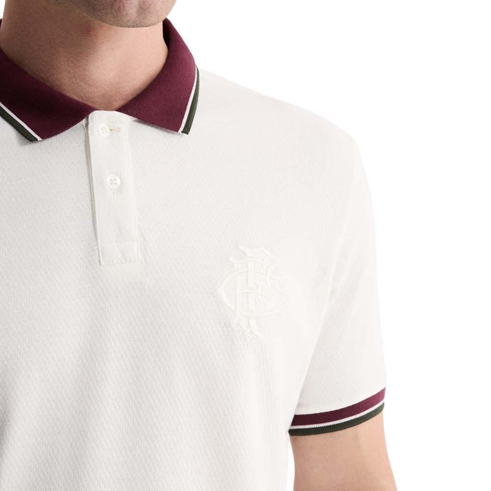 Foxton Camisa Polo Fluminense Assis Off White Masculina