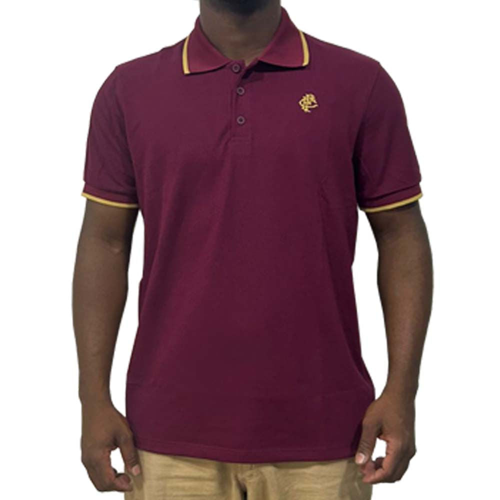 Camisa Polo Fluminense Grená Masculina Natural