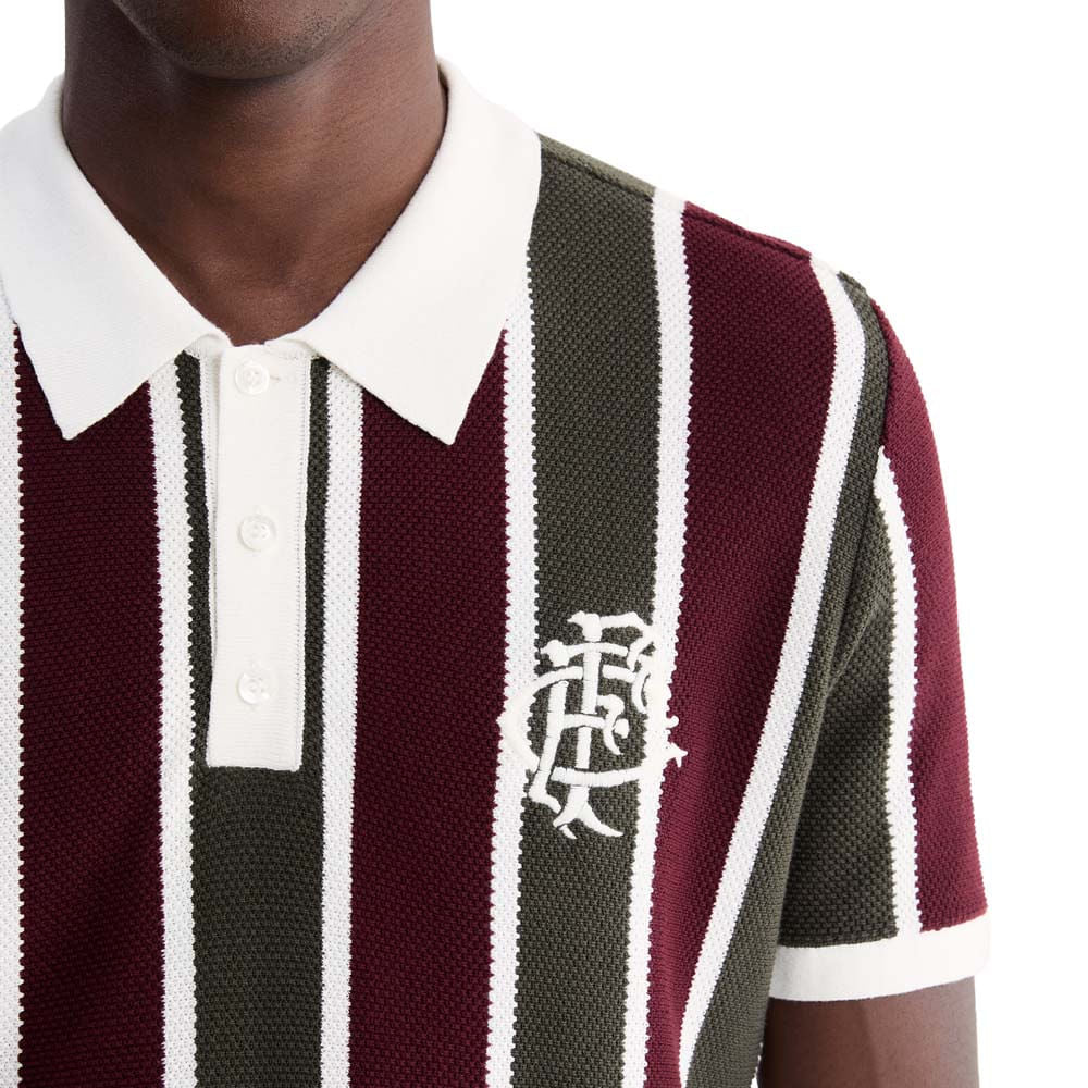 Foxton Camisa Polo Fluminense Tricot Reizinho Grená Masculina