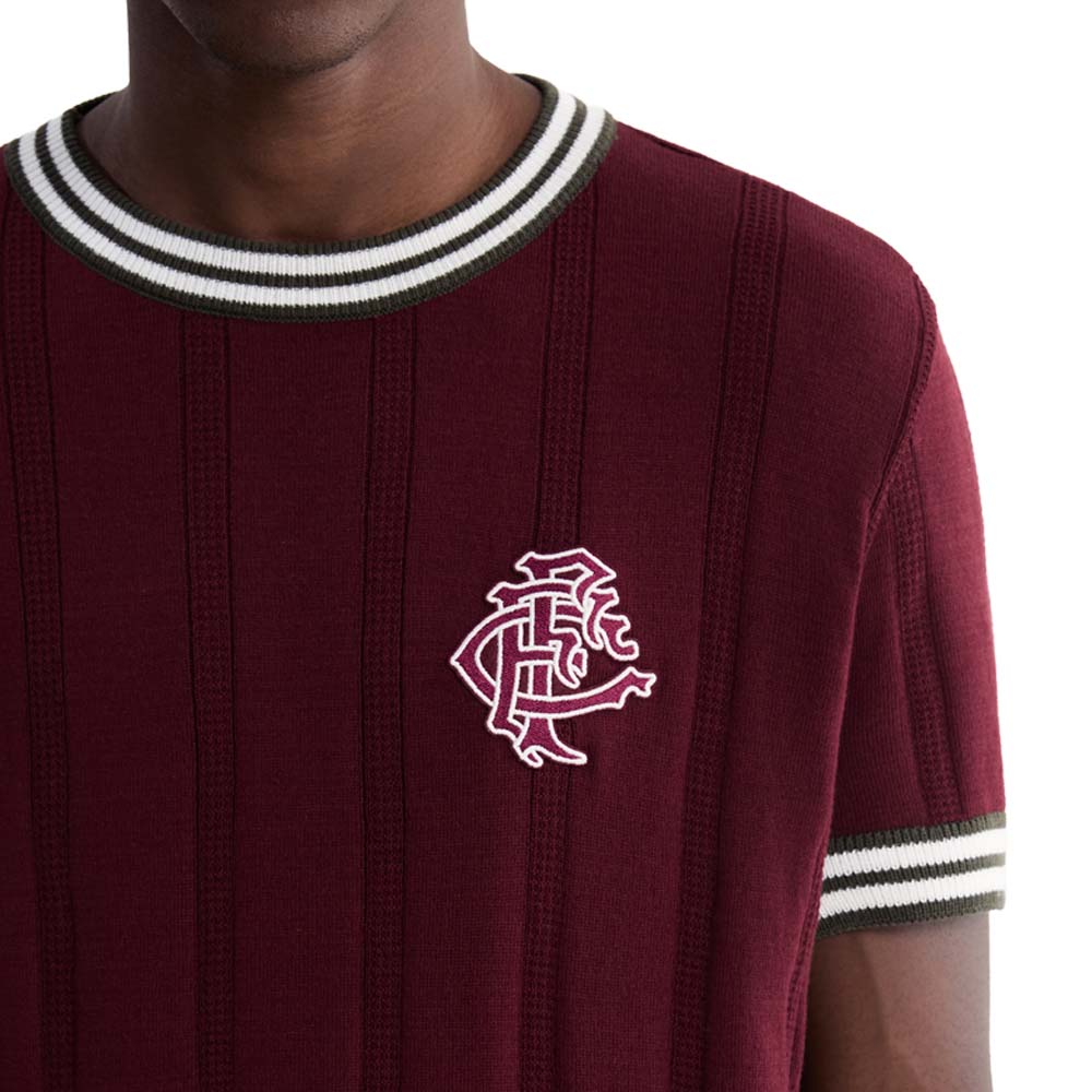 Foxton Camisa Fluminense Tricot Passeio Grená Masculina