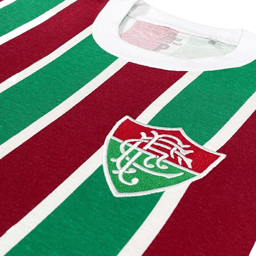 Liga Retrô Camisa Fluminense Retrô Tricolor 1975 Masculina