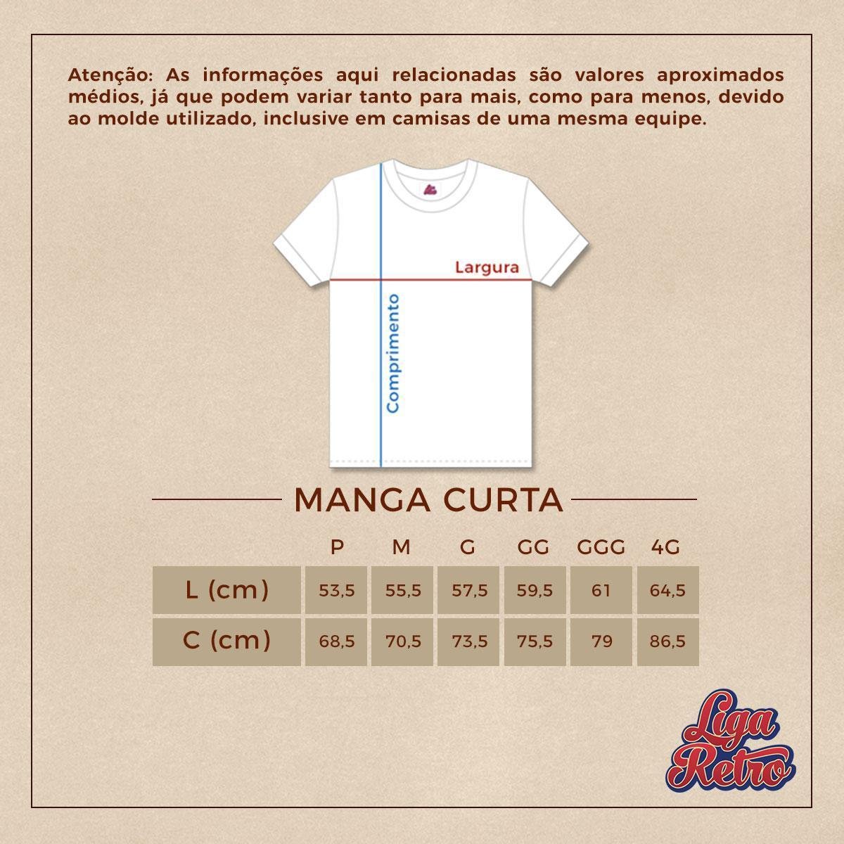 Liga Retrô Camisa Fluminense Retrô Tricolor 1975 Masculina
