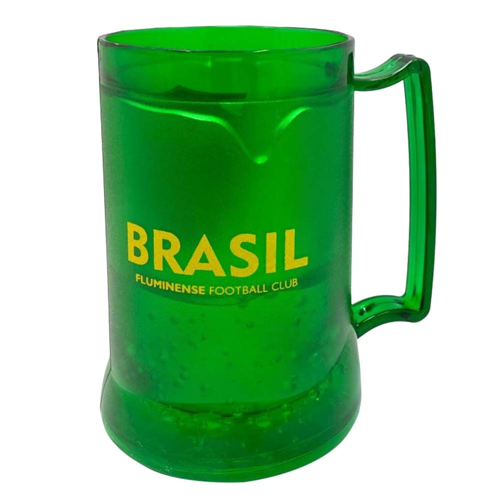 Tatuapé Brindes Caneca Gel Fluminense Brasil Verde 400ml Unissex