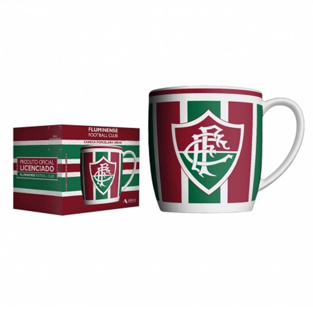 Allmix Caneca Fluminense Urban 360ml Cerâmica Unissex