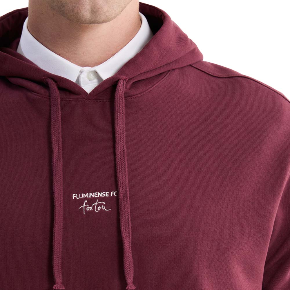 Foxton Casaco Moletom Fluminense Torcedor Grená Masculino