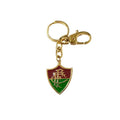 Tatuapé Brindes Chaveiro Fluminense Ouro Escudo Metal Unissex