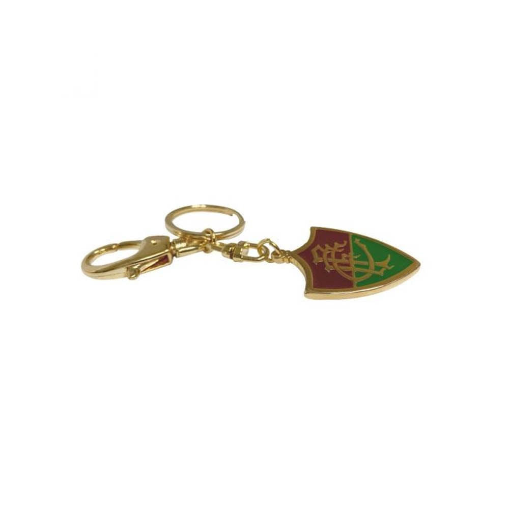 Tatuapé Brindes Chaveiro Fluminense Ouro Escudo Metal Unissex