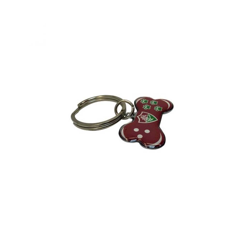 Cebola Brindes Chaveiro Fluminense Ossinho com Argola Metal Unissex