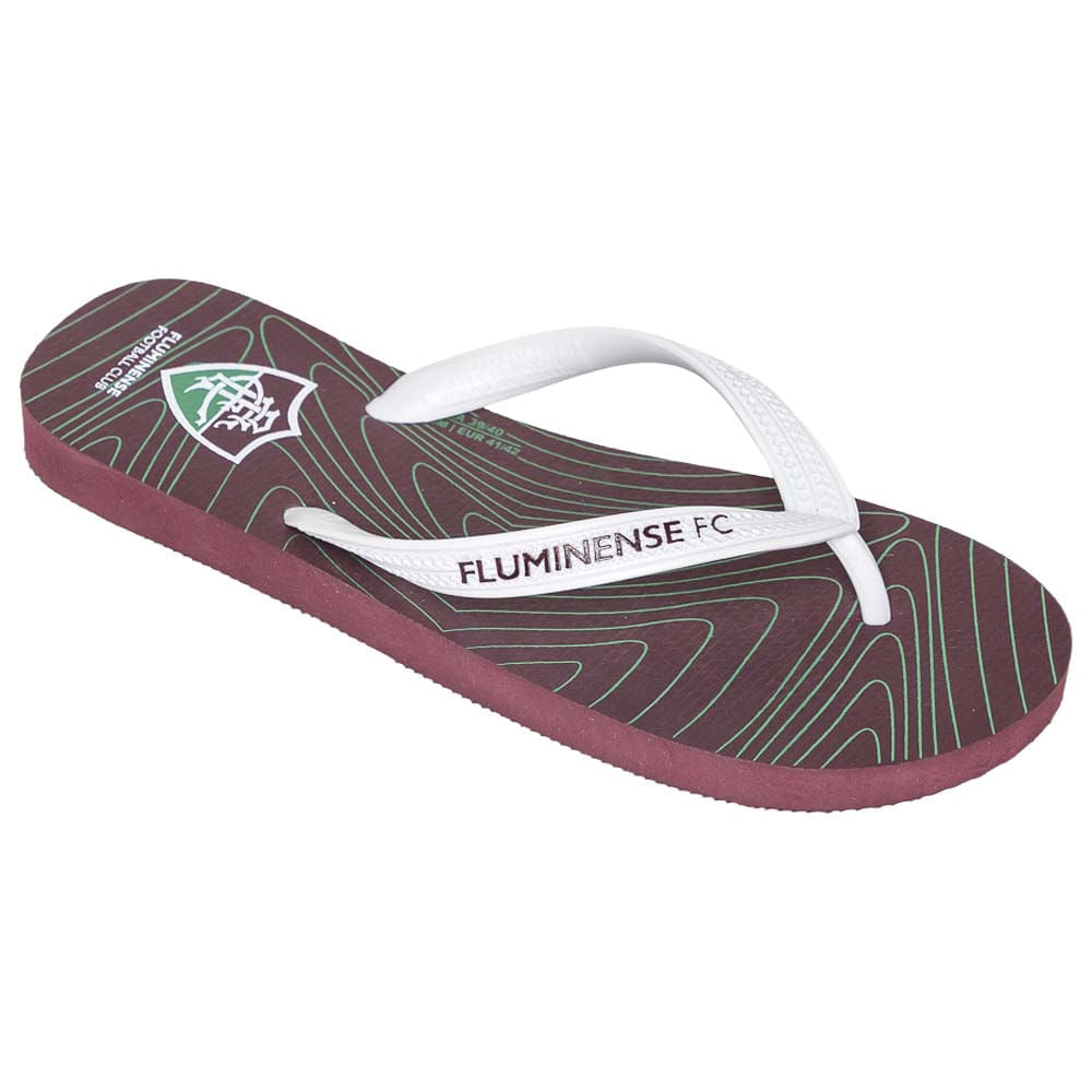 Chinelo Fluminense Escudo Grená FLU.2026/10 Unissex