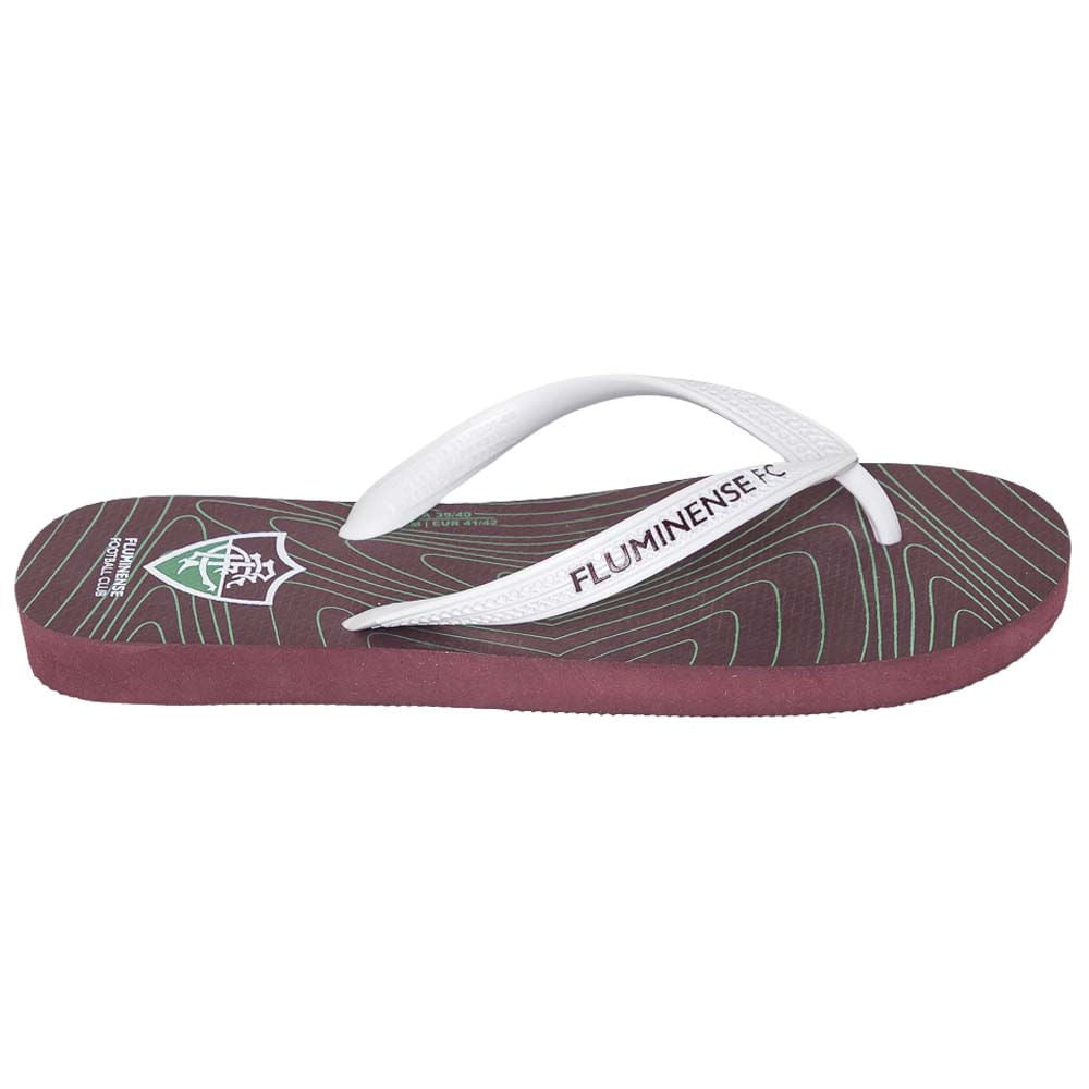 Chinelo Fluminense Escudo Grená FLU.2026/10 Unissex