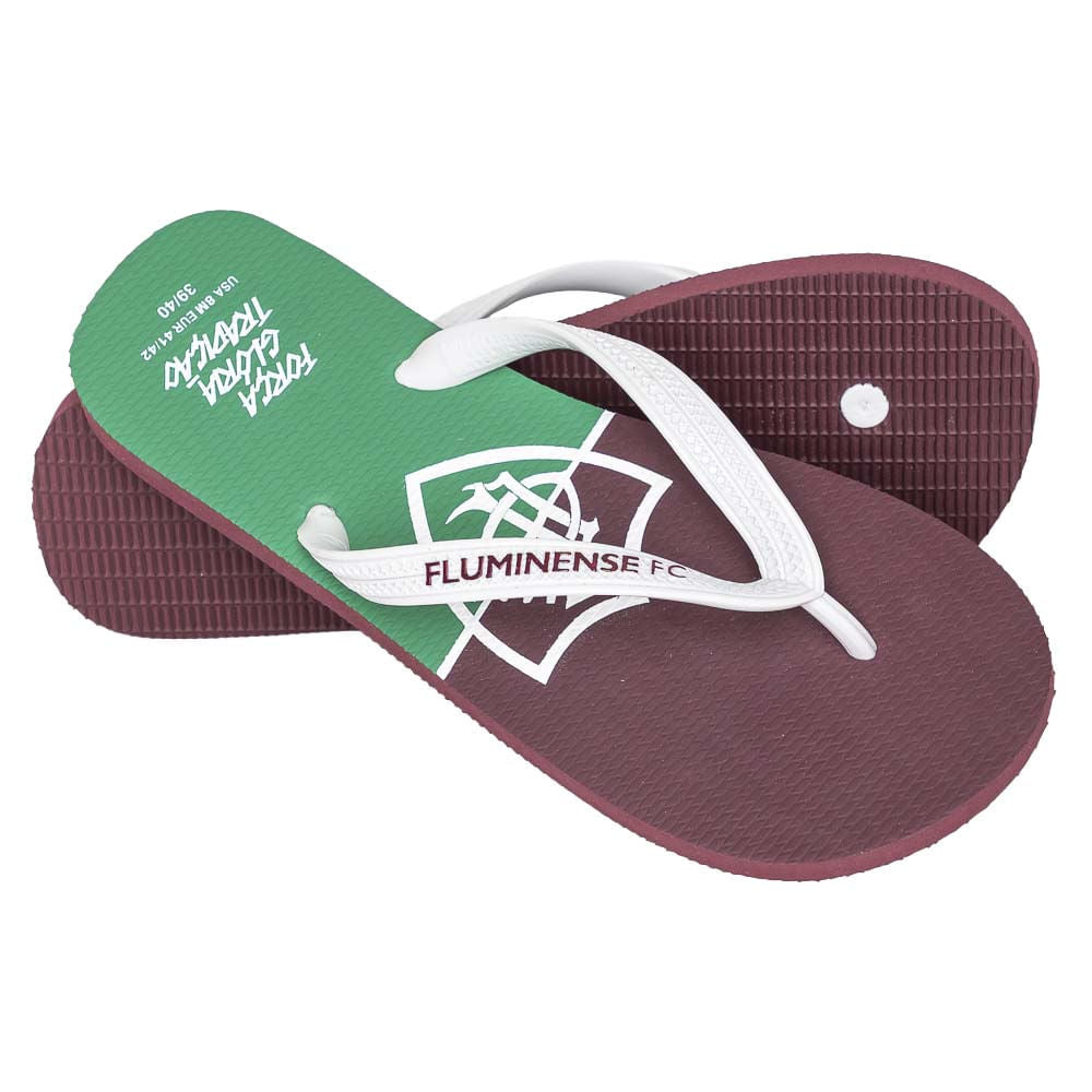 Tropimax Chinelo Fluminense Força Glória Tradição Tricolor FLU.2026/3 Unissex