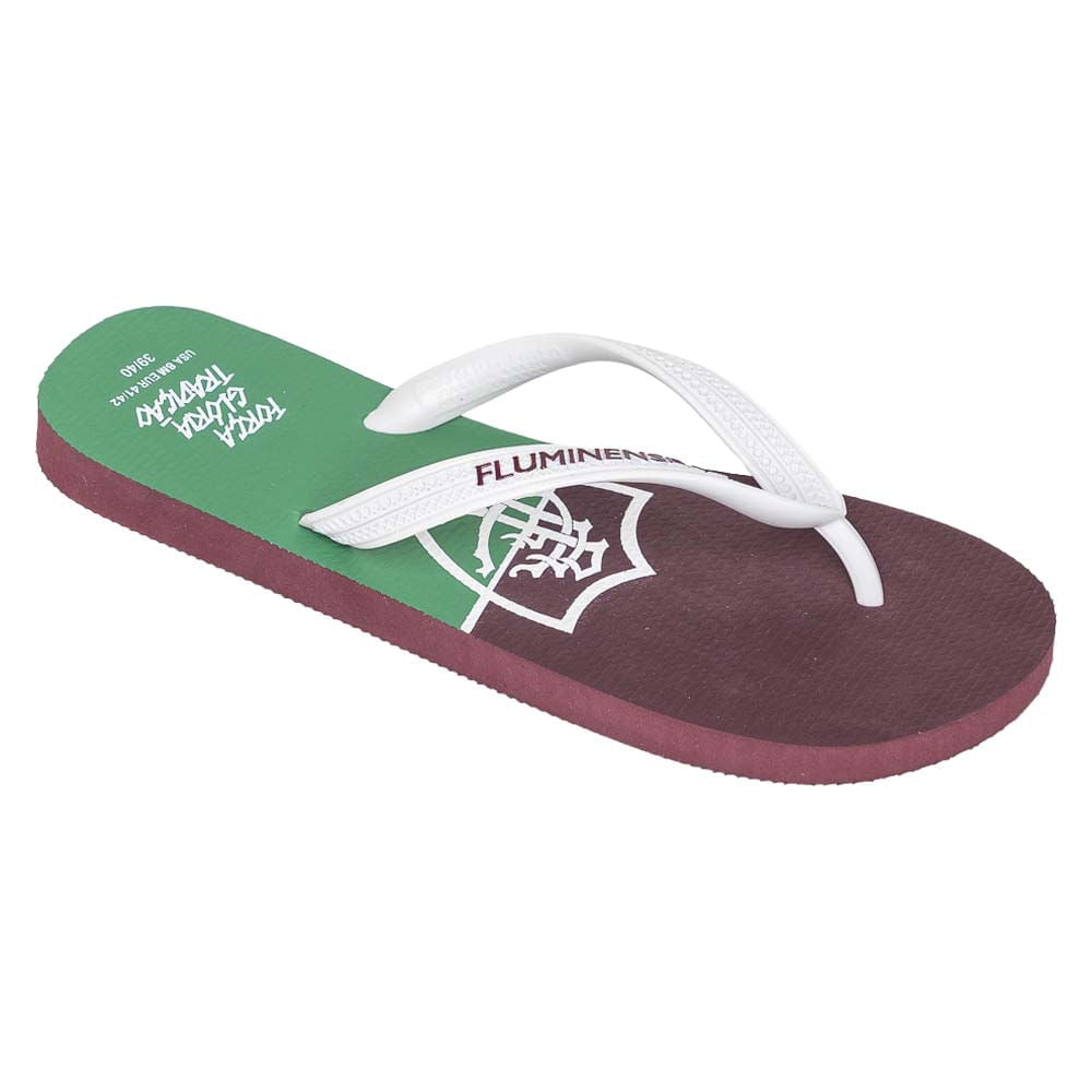 Chinelo Fluminense Força Glória Tradição Tricolor FLU.2026/3 Unissex
