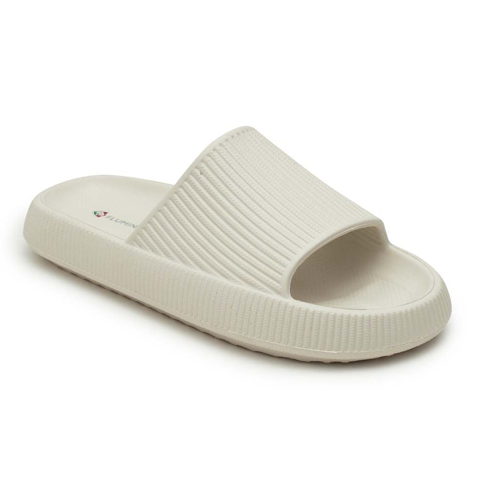 Inpulse Chinelo Fluminense Slide Nuvem Off White Unissex