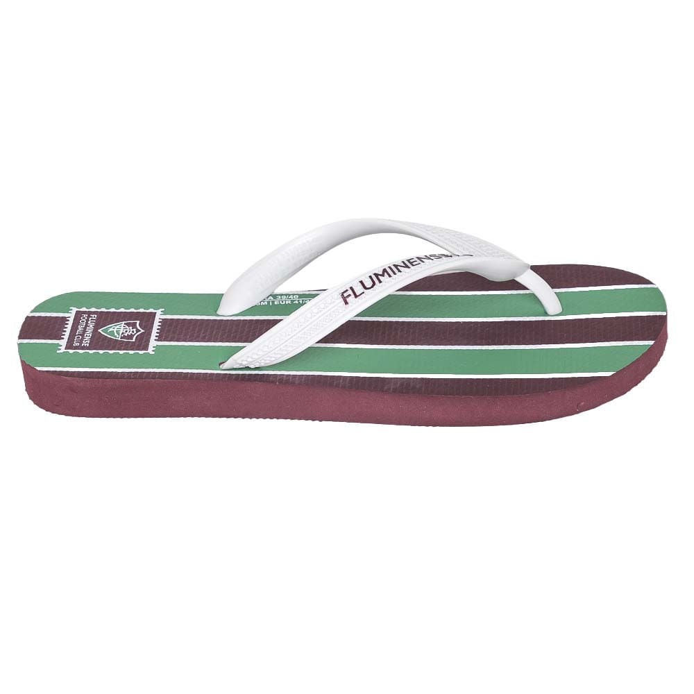 Chinelo Fluminense Tricolor FLU.2026/1 Tropimax Unissex