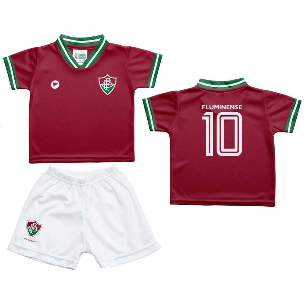 Torcida Baby Conjunto Fluminense Estilo II Color Bebê Unissex