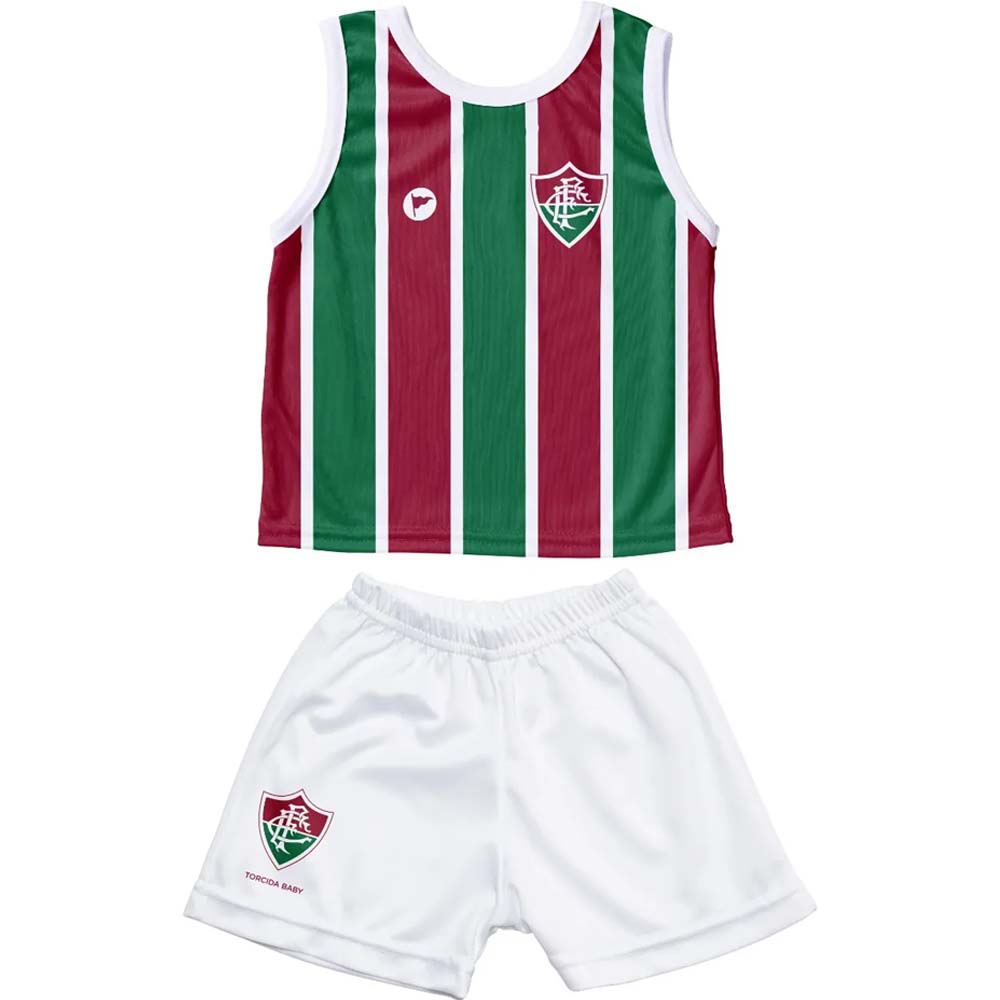 Torcida Baby Conjunto Bebê Fluminense Regata Unissex