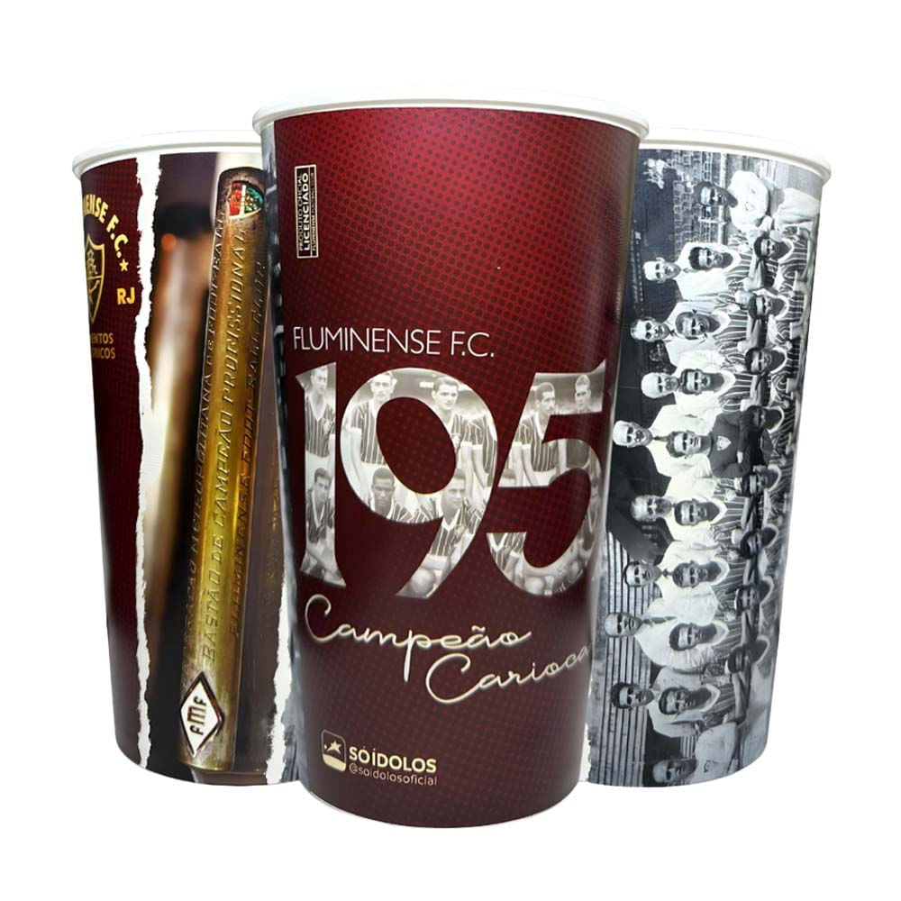 TSC Ídolos Copo Fluminense 1951 Campeão Carioca 500ml Plástico Unissex