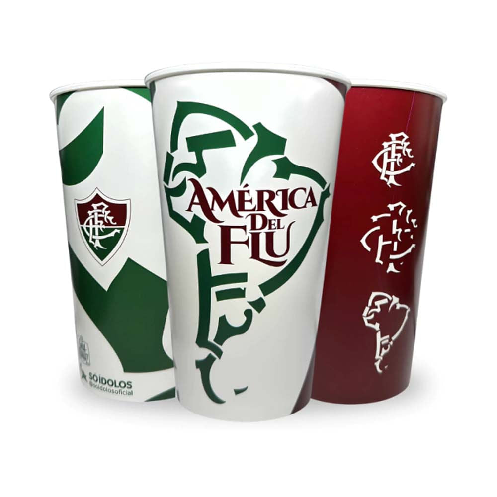 Copo Fluminense América Del Flu Plástico 500ml Unissex