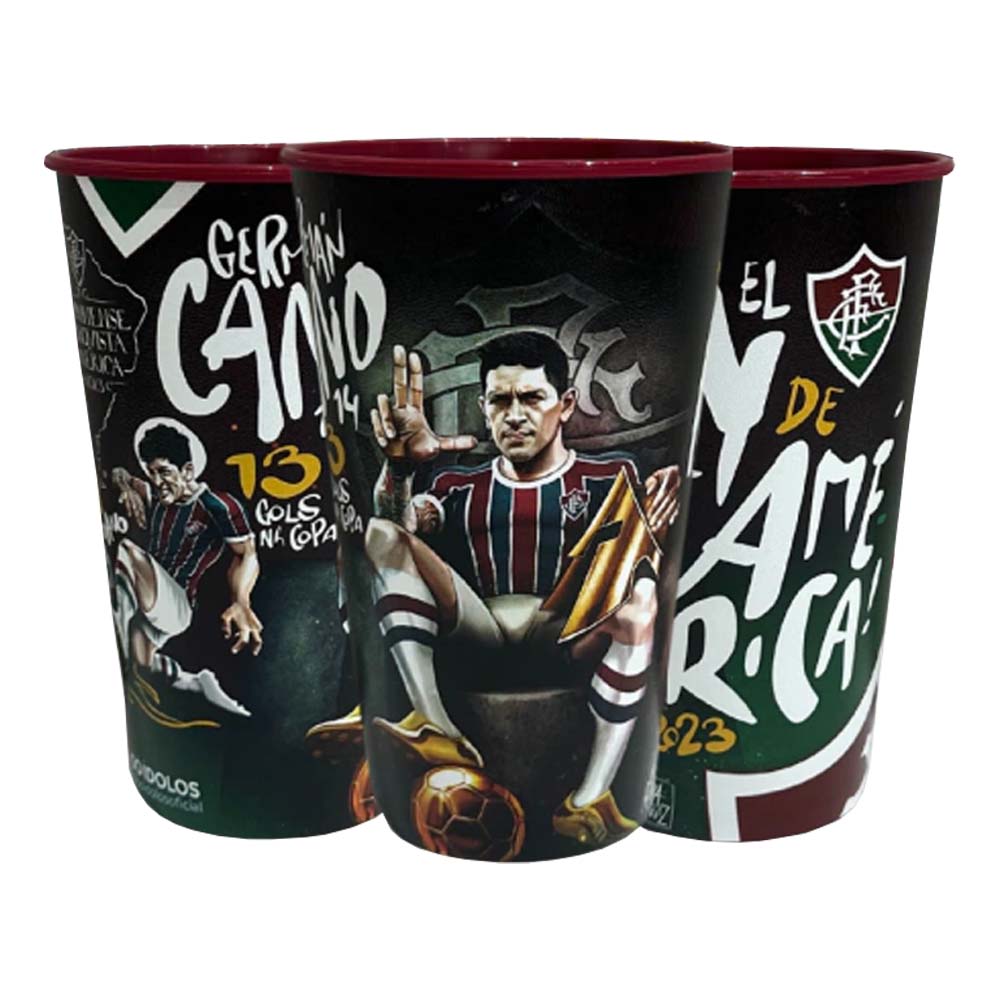 Copo Fluminense Cano Libertadores Plástico 500ml Unissex