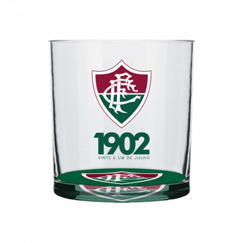 Allmix Copo Fluminense Cylinder Rocks 305ml Vidro Unissex