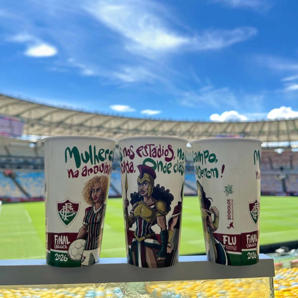 TSC Ídolos Copo Fluminense Guerreiras 550ml Plástico Unissex