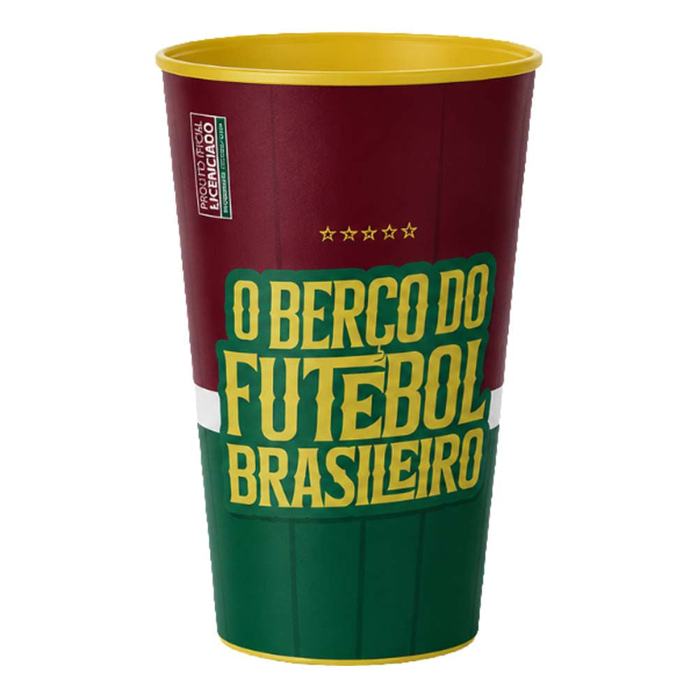 Copo Fluminense Berço do Futebol Plástico 550ml Unissex