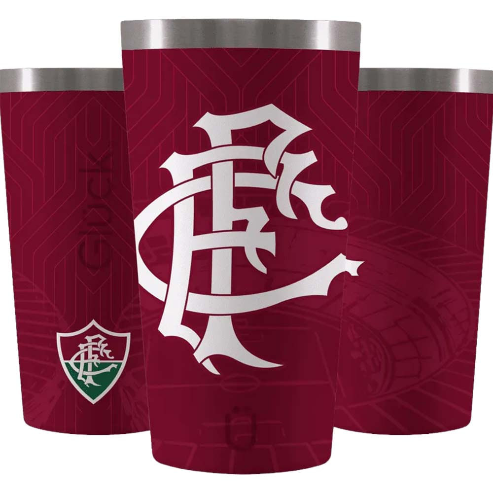 Gluck Copo Térmico Fluminense Sleek 473ml S03.25 Unissex